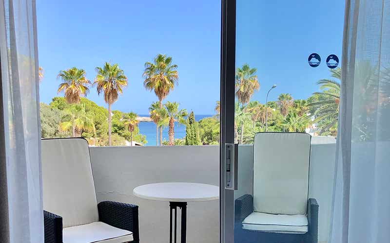 superior room sea view hotel rocamarina bed superior room sea view hotel rocamarina